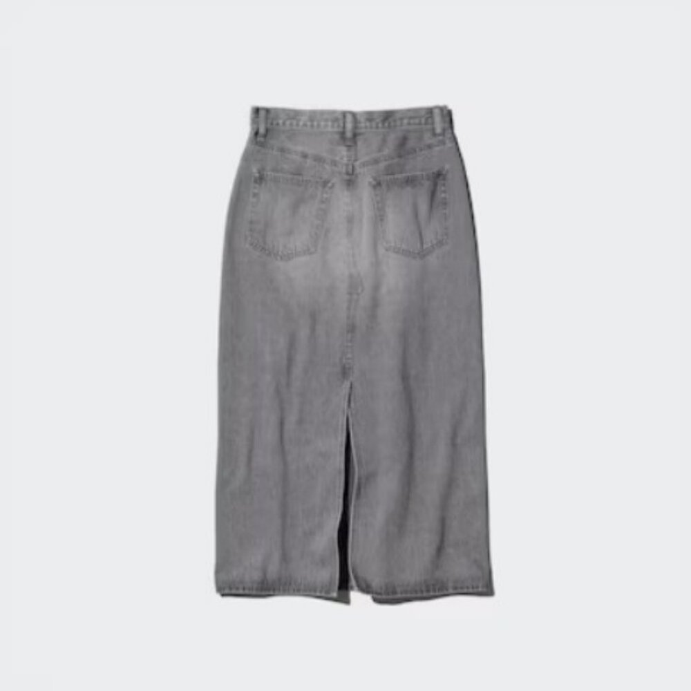 Uniqlo Denim Panel Long Skirt - Picture 10 of 12